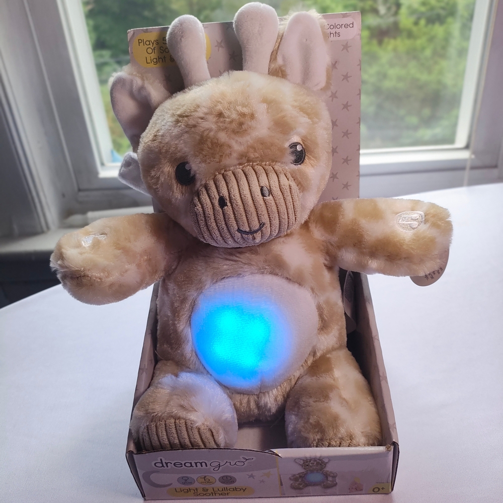 Light-Up Lullaby Soother Plush Baby Giraffe Stuffed Animal, Musical Toy